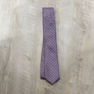 English Laundry Purple Polka Dot Men's Tie